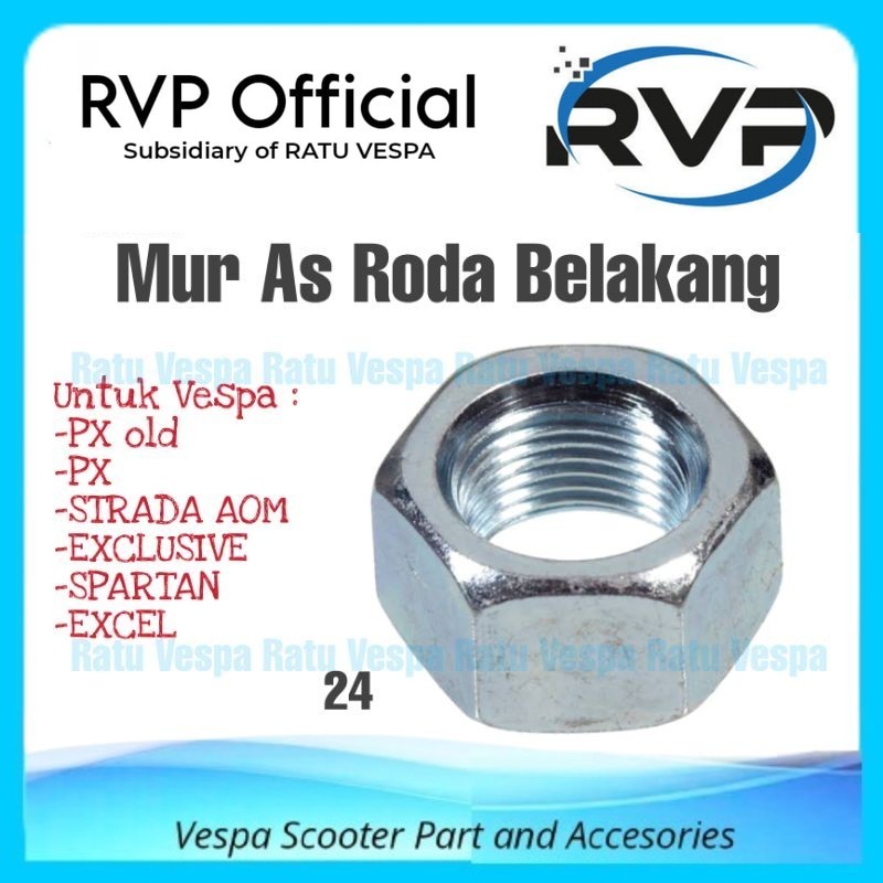 Mur As roda belakang Vespa Strada,Exclusive,Spartan,Excel