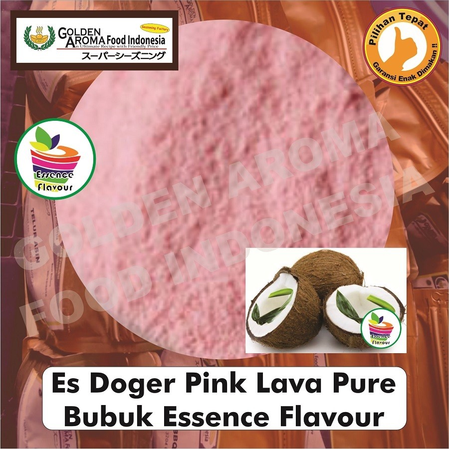 

Bubuk Es Doger Pink Lava Pure Efe 100Gr Essen Flavor Ekstrak Murni Tanpa Gula Flavour Essence halal