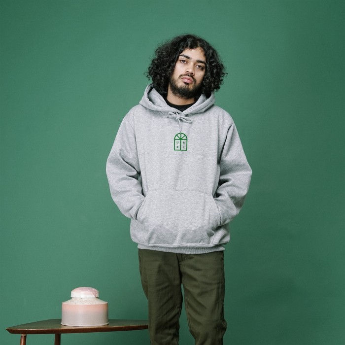 UNKL347 Jacket Hoodie Misty Model Simpel Bahan Fleece OSAB