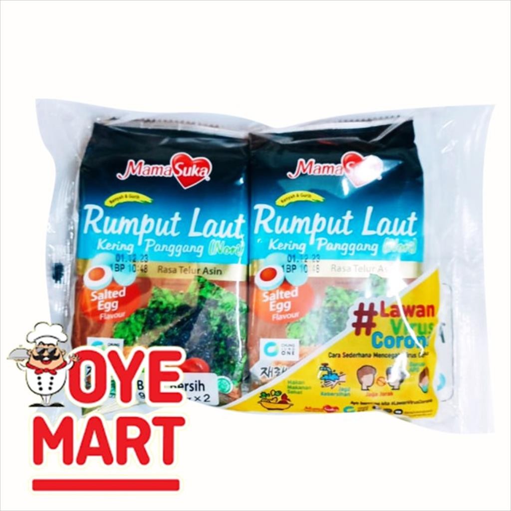 

MAMASUKA RUMPUT LAUT PANGGANG TELUR ASIN 4,5GRX2