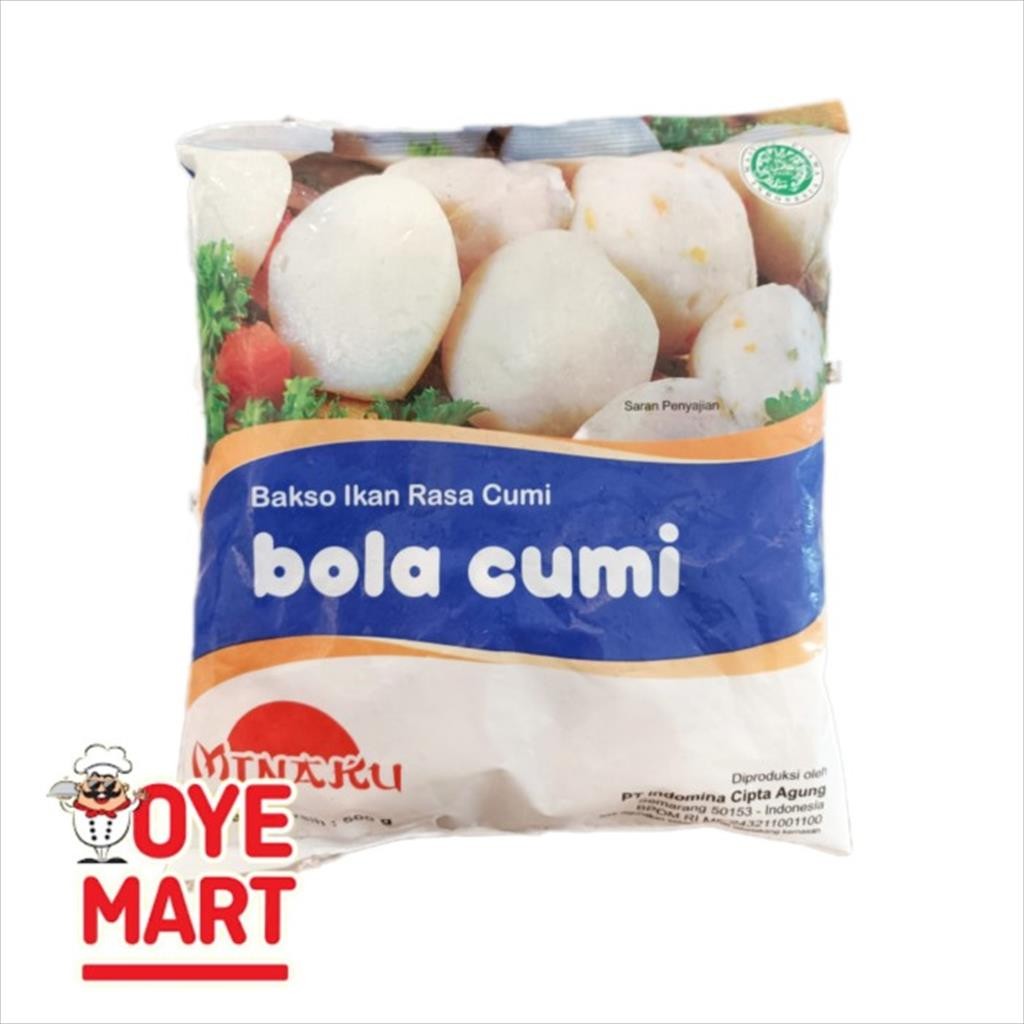 

MINAKU BOLA CUMI 500GR / BAKSO IKAN RASA CUMI