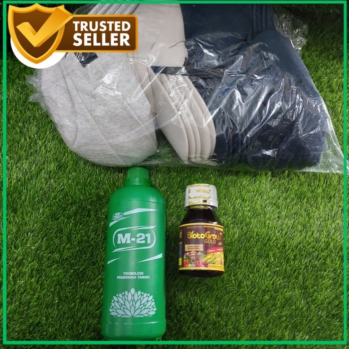 PAKET M21 DECOMPOSER BIOTOGROW GOLD 250 ML FREE TOPI