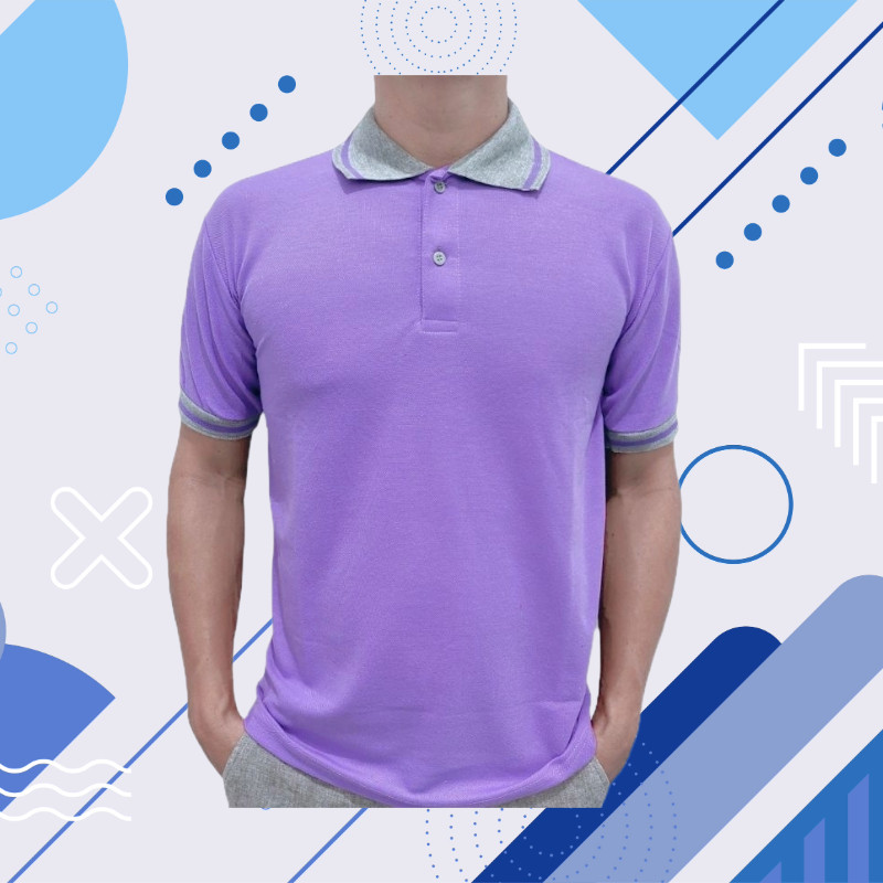 KAOS POLO SHIRT LENGAN PENDEK KERAH KOMBINASI BAJU PRIA WANITA POLOS WARNA HITAM PUTIH COKLAT KUNING