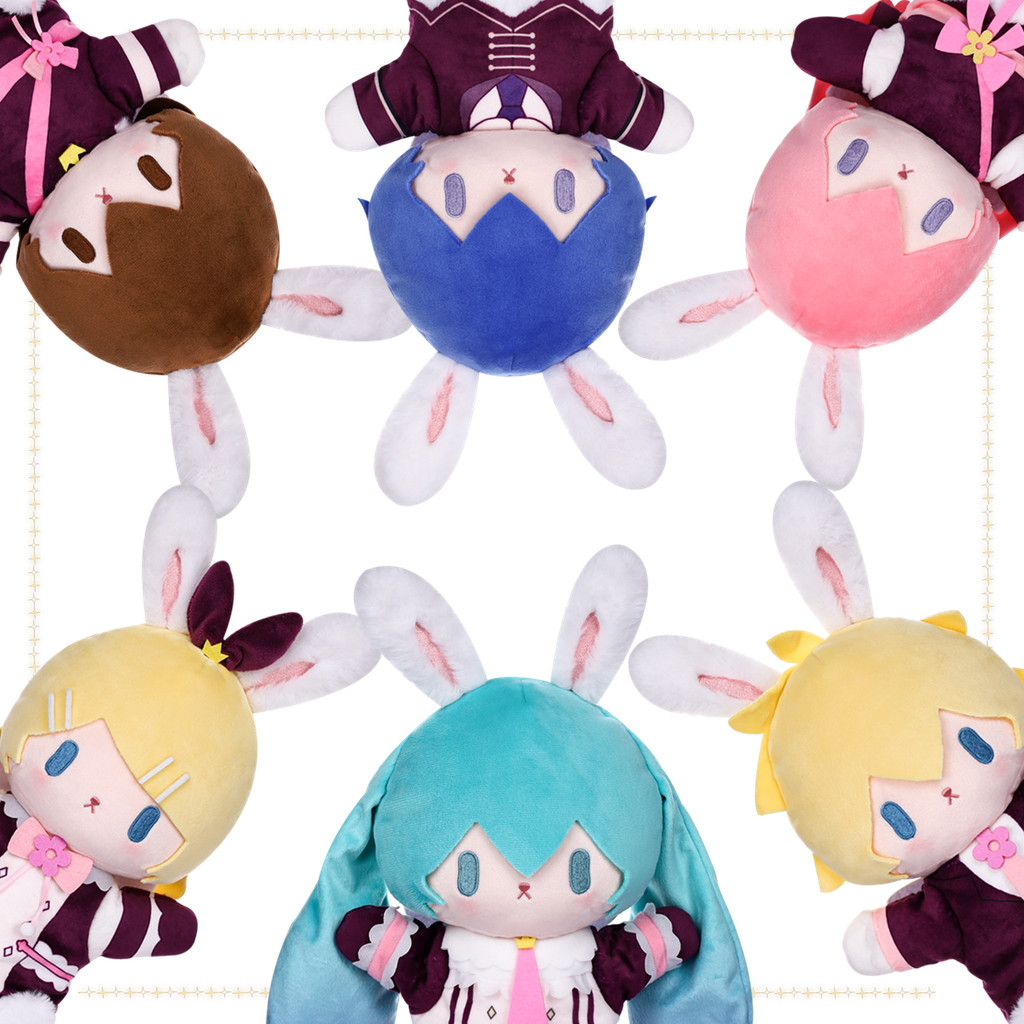 2023 Hatsune Miku Rin Len Puppets Hand Finger Puppet Vocaloid Cosplay Kaito Meiko Plush Stuffed Toy 