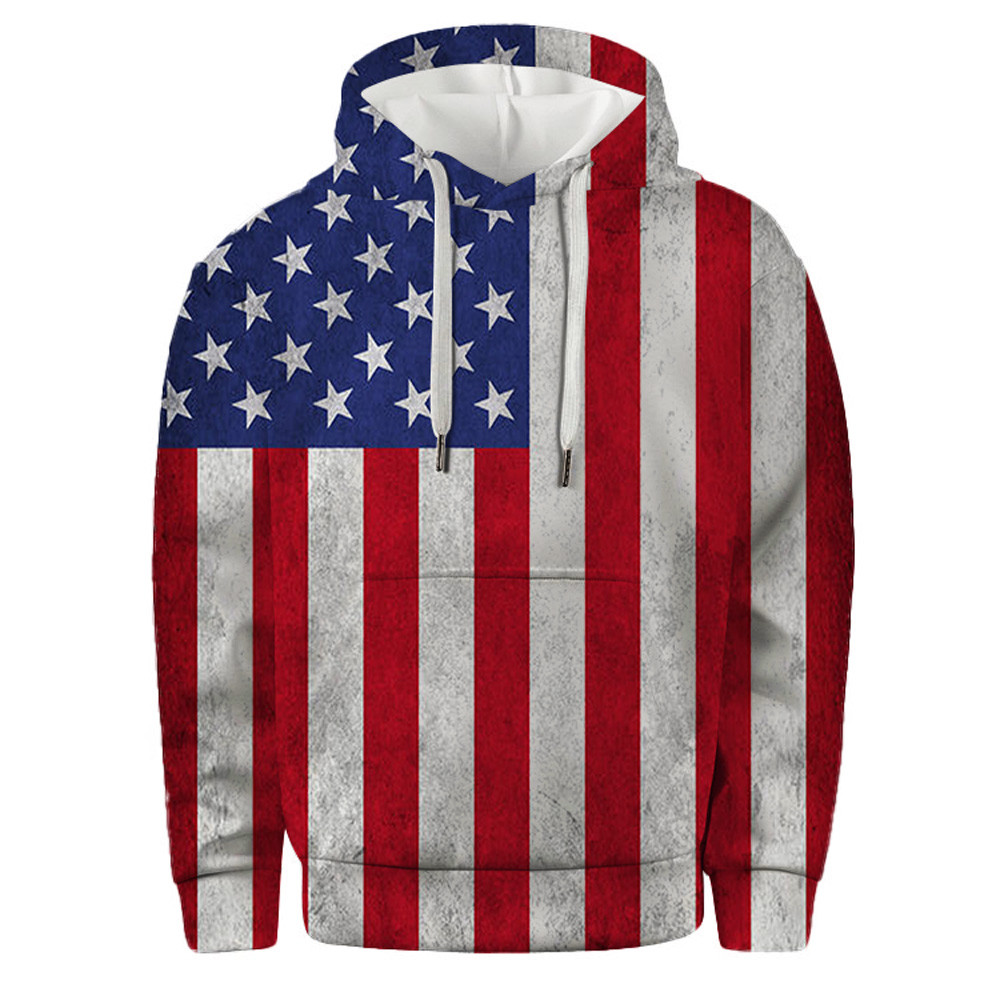 National Flag Hoodie Sports  All Over Print Long Sleeve Traning Clothes