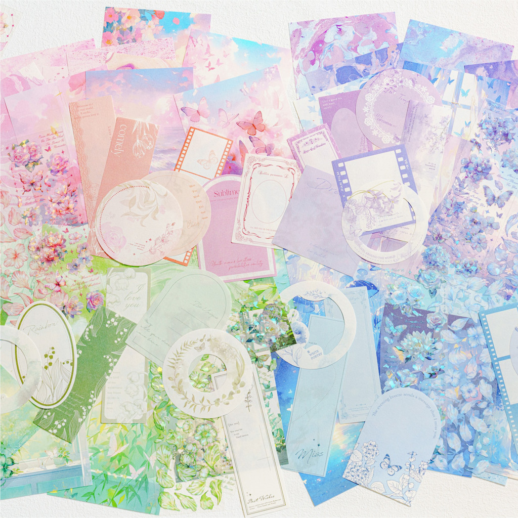 

28 sheets Like A Dream sries Vintage Material Paper Decoration Scrapbooking Diary Album Collage Cute Message memo