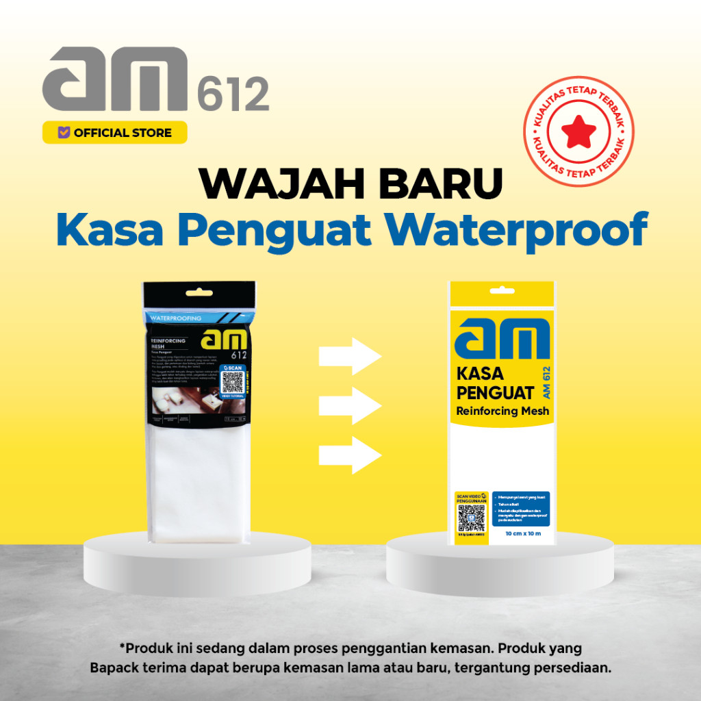 AM Mortar AM 612 - Kasa Penguat Anti Bocor ukuran 10 meter