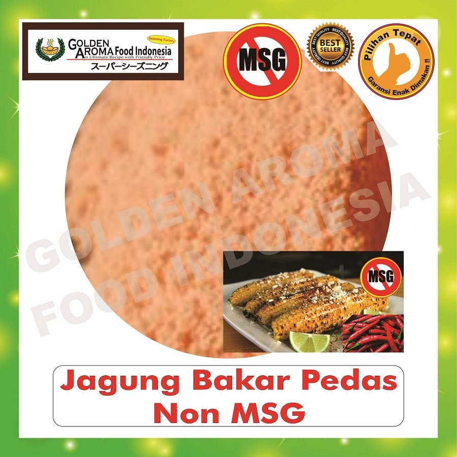 

Bubuk Tabur Rasa Jagung bakar Pedas non MSG 100Gr Bumbu Serbaguna Enak Murah Halal Seasoning Powder