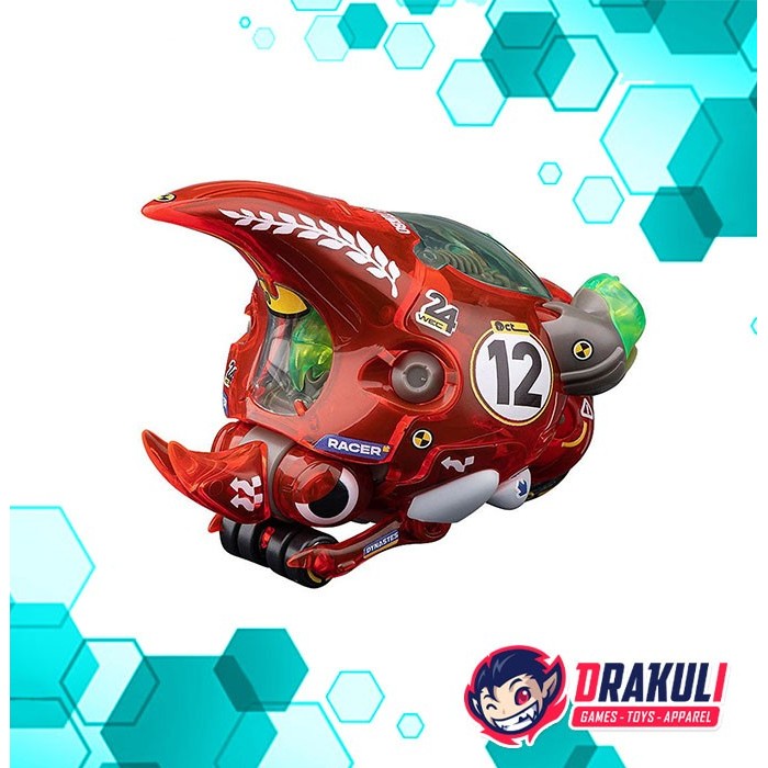 Drakuli Hobbies Earnestcore Craft Model Kit - Dynastes Red Bull Beetle Racing Team Clear Red