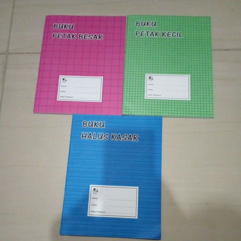 

Buku Tulis Murah !!!! Buku Halus Kasar / Buku Kotak Besar / Buku Kotak Kecil