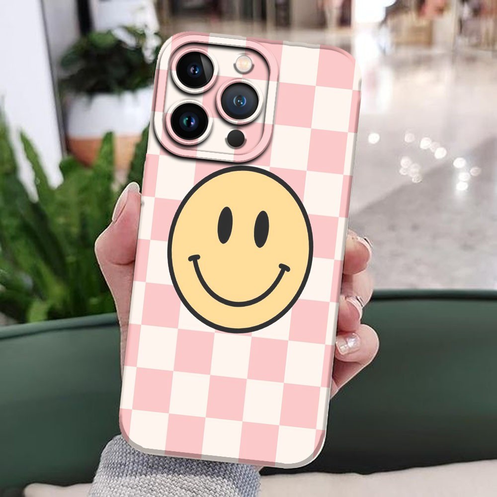 QW28 SoftCase IPhone Motif Kotak Kotak Untuk IPhone 11 IPhone 13 Case Soft Case IPhone 11 12 13 Casi