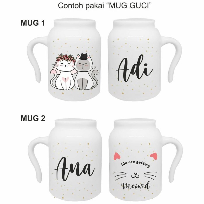 

Denida Couple Gift | Mug Custom | Hadiah Couple | Wedding Gift - Lovely Cat, Box Coklat