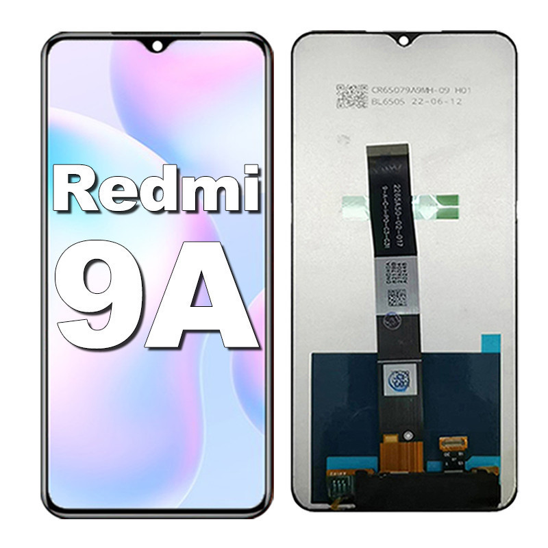 LCD Redmi 9A TOUCHSCREEN Kompatibel Untuk Fullset Asli Crown Murah Ori Compatible For Glass Touch Sc