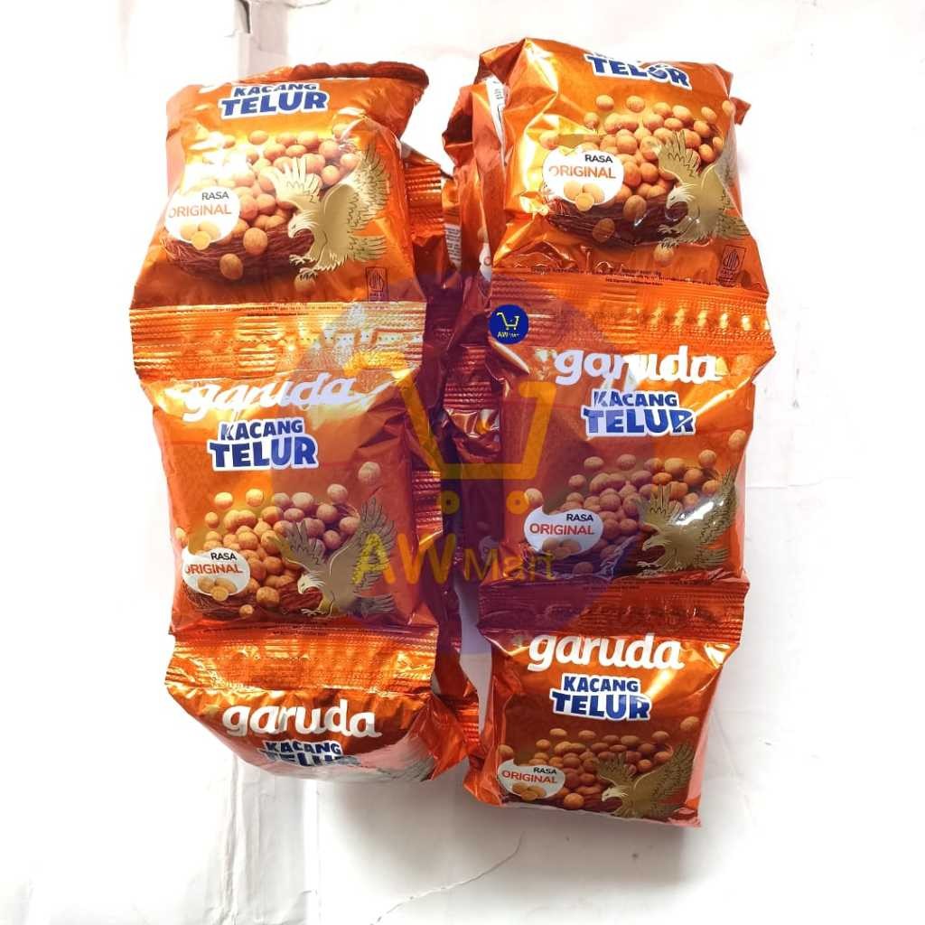 

GARUDA KACANG TELUR RENCENG ISI ( 10 SACHET X 16 GRAM ) - KACANG TELUR ORIGINAL GARUDA PER RENCENG ISI 10 SACHET