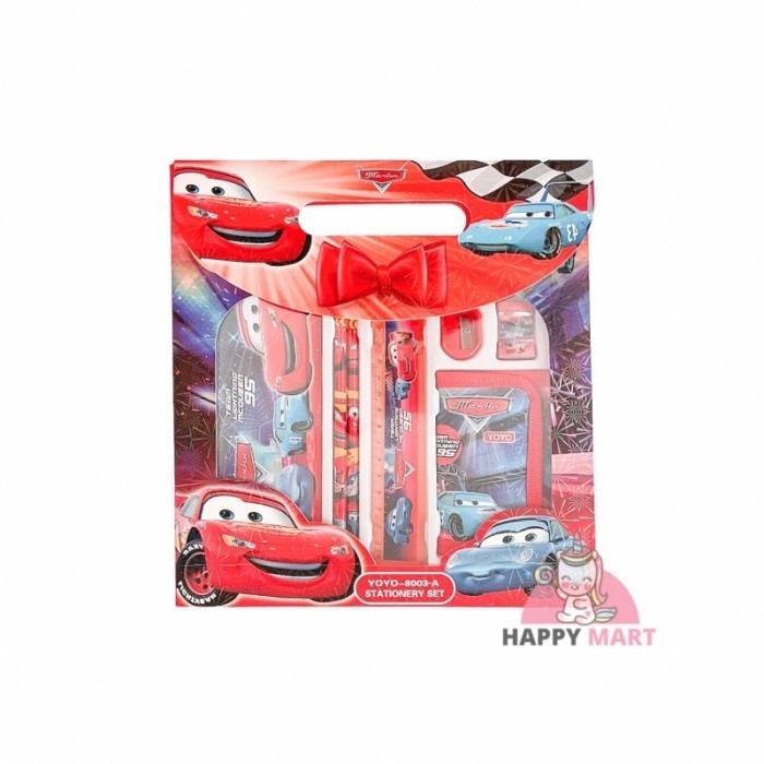 

[Best] Kotak Pensil / study set / tempat pensil - dompet - yy8803 - Cars, Packing bubble