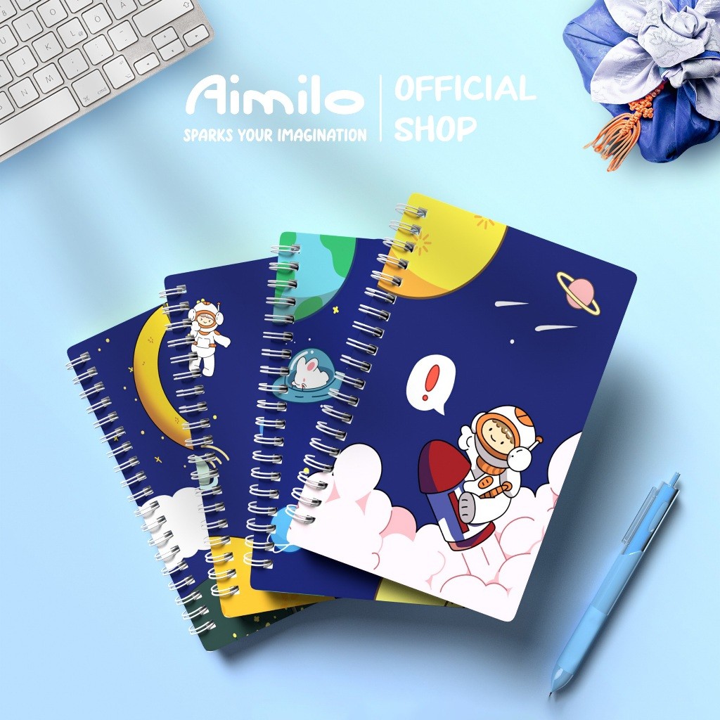 Alat Tulis Anak / [READY] Aimilo Notebook A5 Buku Diary Aesthetic Buku Jurnal Buku Catatan Buku Note