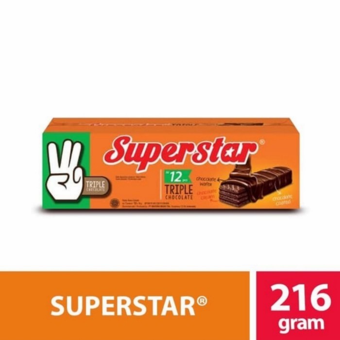 

Superstar - Wafer Coklat - 20 pcs/box