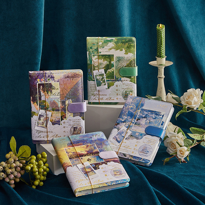 

HJK Full Color Buku Diary Rosyposy Nature Pemandangan Korea Vintage Lucu / Journal / Agenda Impor /