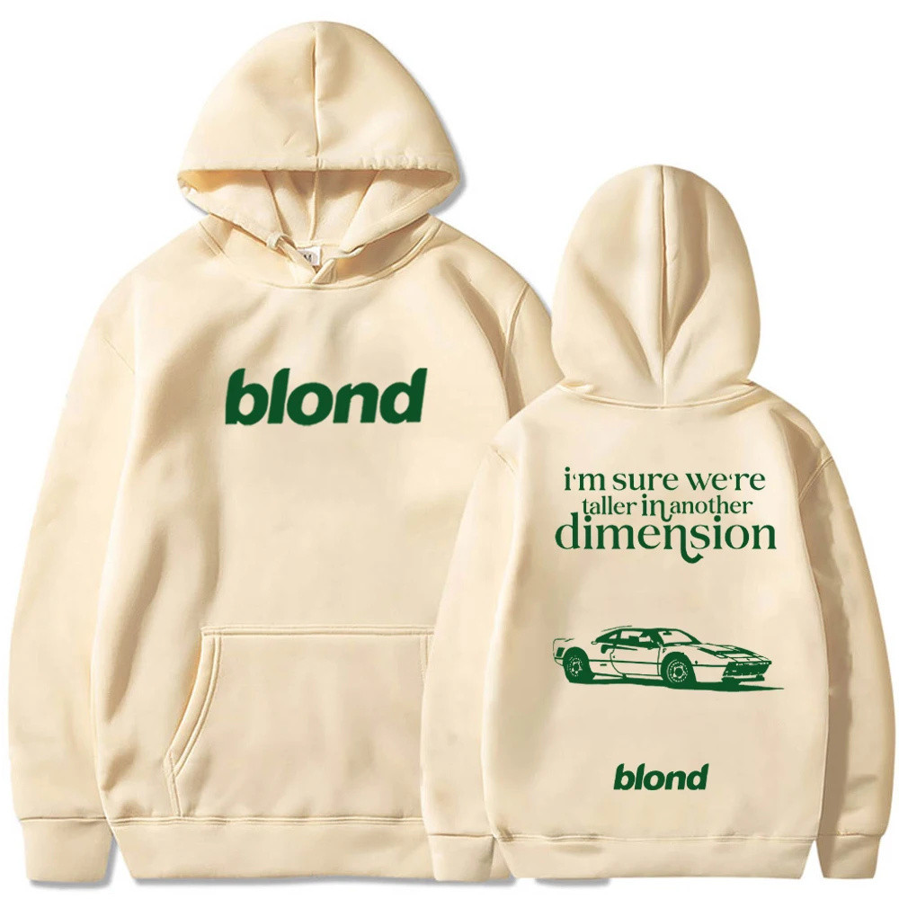 

Blond Album Hoodie Frank Ocean White Ferrari Music Women Men Harajuku Long Sleeve Sweatshirts