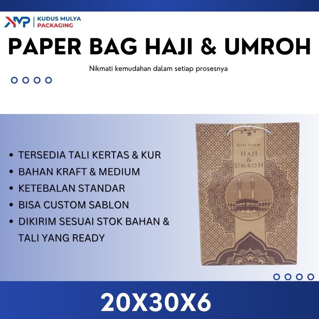 

PAPER BAG HAJI DAN UMROH / PAPERBAG MOTIF HAJI / PAPERBAG MOTIF UMROH / TAS KERTAS OLEH OLEH