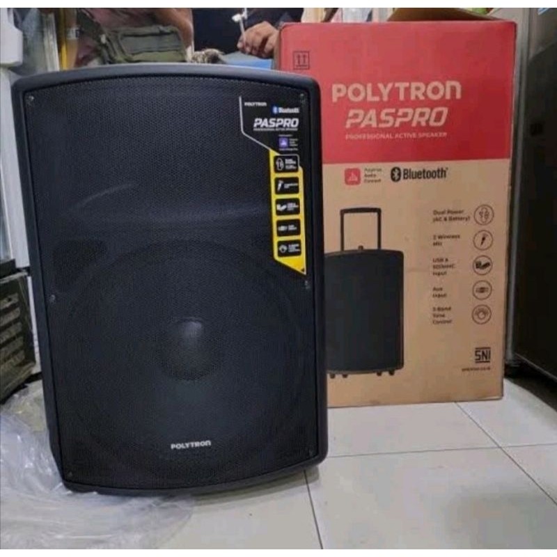 Speaker Portable Meeting Polytron 12inch PASPRO12F3