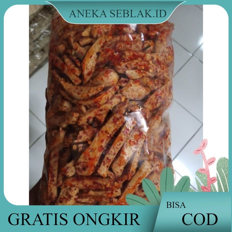 

Basreng Baso Goreng Pedas Extra daun jeruk netto 500 gram