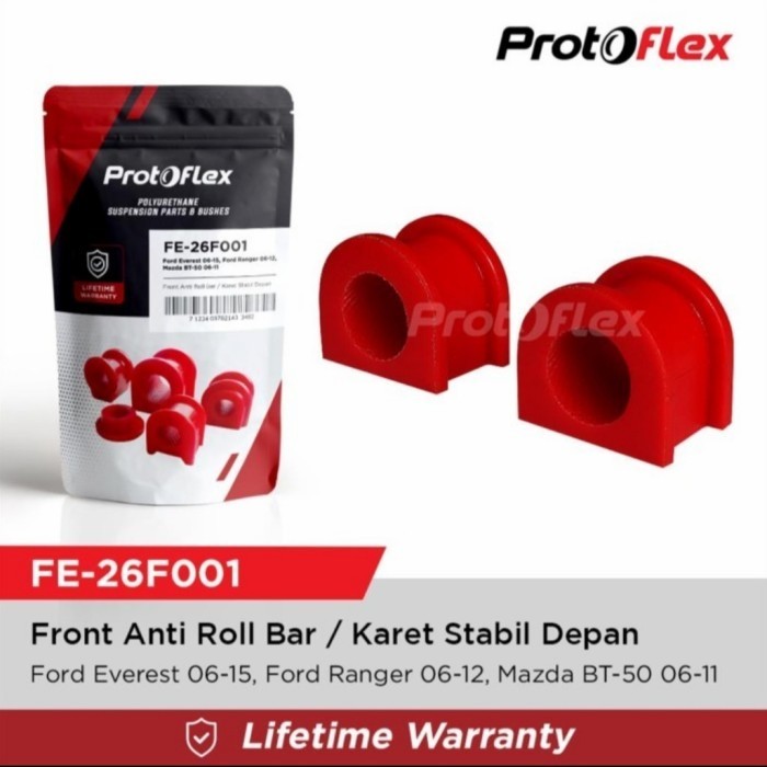 Protoflex Bushing Karet Stabil Depan MAZDA BT50 BT-50 Original 100%