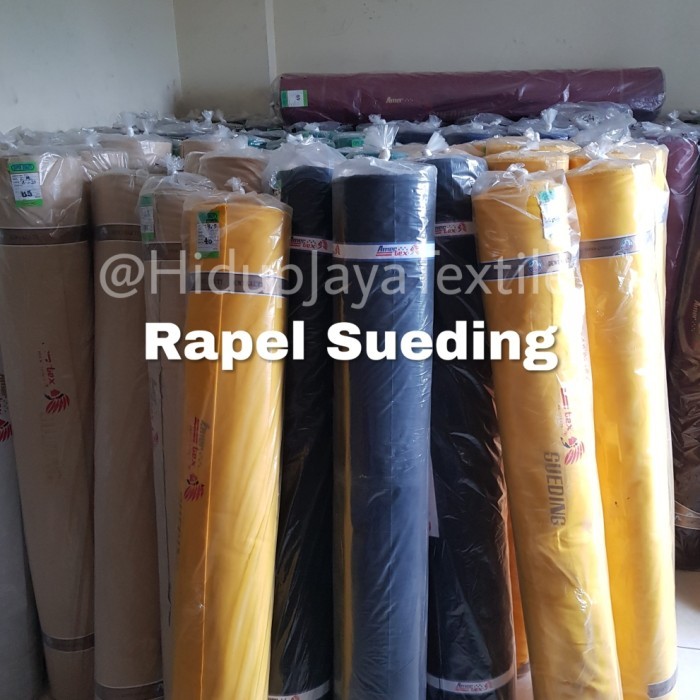 ✨BISA COD✨ -Kain Denim Jeans Rapel Raphel Rafel Sueding per yards [Ecer & Grosir]