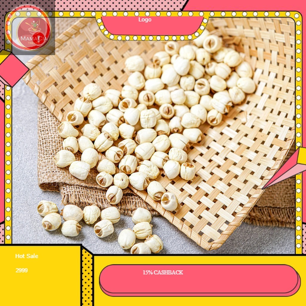 

murah Mamacia Treats Lotus Seed / Biji Teratai Grade Aaa Kualitas Premium 125 - 500 Gram