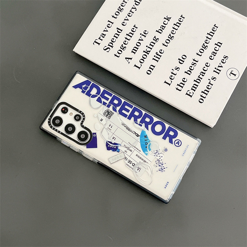  【ADERERROR】CASETify Samsung Galaxy S24 Ultra S23 Plus S22 S21 Ultra phone case Popular TPU Shockpro