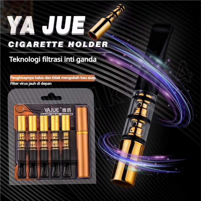 YaJue-175 Pipa rokok/5PCS Pipa Filter PREMIUM/Filter Penyaring Racun