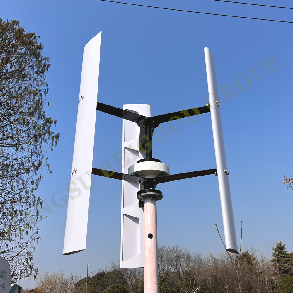 20KW 30KW  Wind Turbine Generator Vertical Axis 12V 24V Free Energy Wind Power Windmill Camping Home