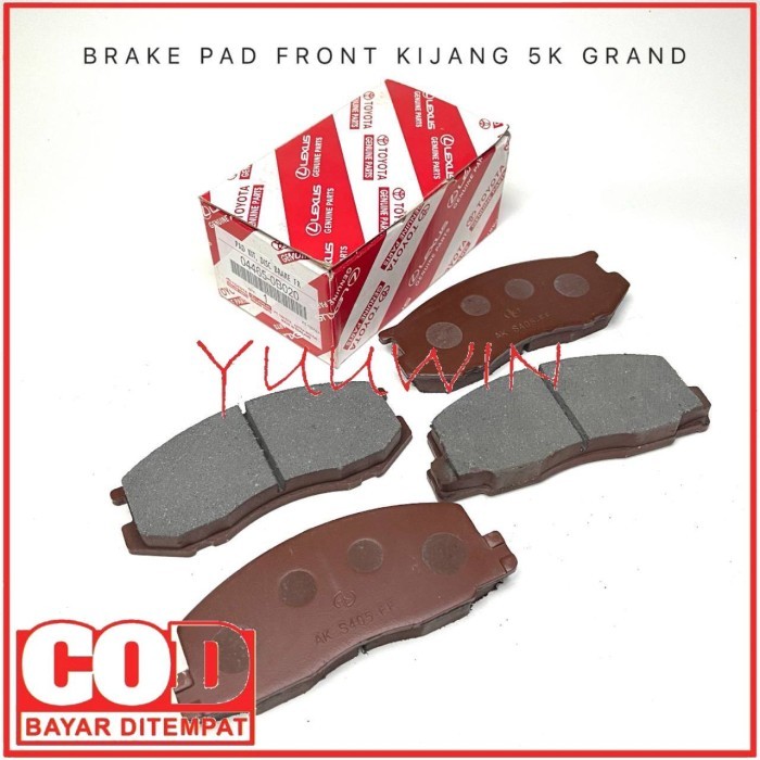 BRAKE PAD KIJANG 5K - KAMPAS REM DEPAN KIJANG GRAND 5K - BRAKE DISC PAD TOYOTA KIJANG GRAND 5K