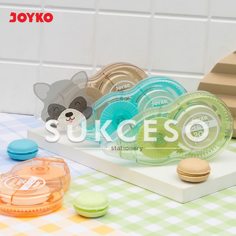 

Joyko Correction Tape CT-587 / Pita Koreksi / Tip-Ex Kertas Bentuk 8 Murah