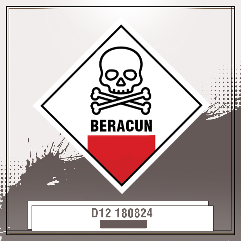 

Stiker Label Tanda Simbol Limbah B3 Bahan Berbahaya dan Beracun STIKER HAZMAT BERACUN multi Sticker