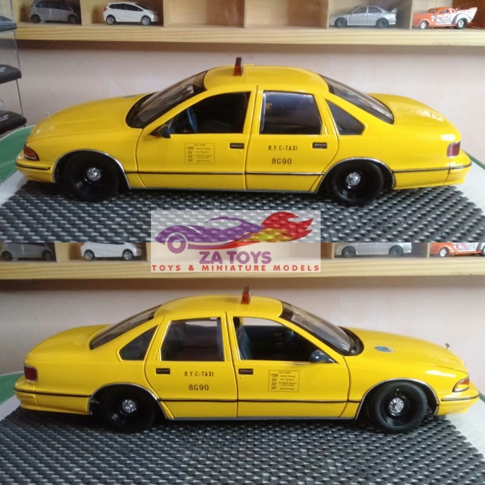 KMS99 Diecast Chevrolet Caprice New York Taxi Cab by UT Models Skala 1:18