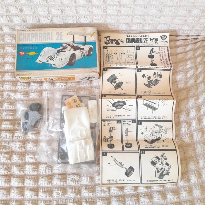 TOY Chaparral 23  Ori Central Mainan Vintage Anak  Model Kit Mobil Made In Japan
