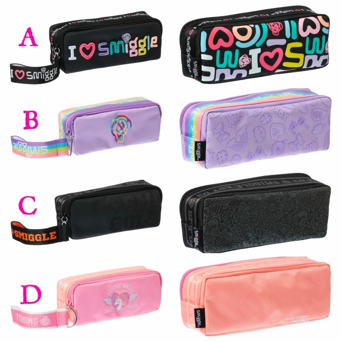 

BEST[Promo] SMIGGLE SMIGGLER PENCIL CASE - SMIGGLE OBLONG PENCIL CASE - ORIGINAL - Motif D