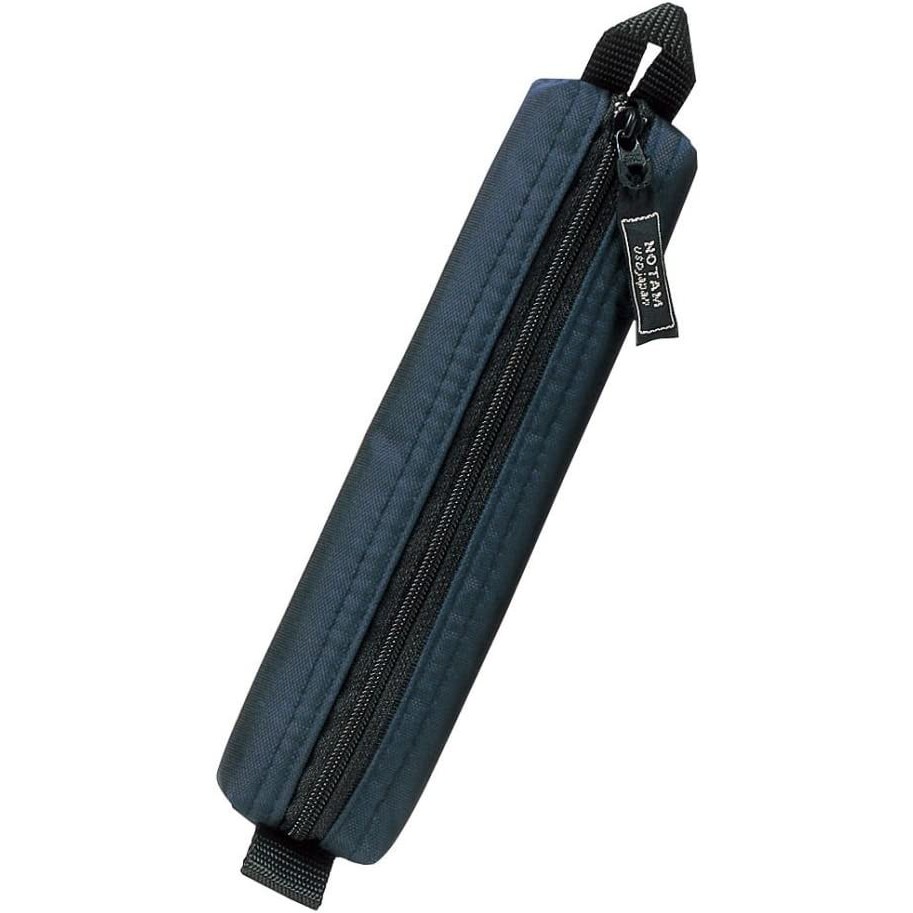 

BEST-Promo Sakura Craypas Notam Nylon Pencil Case Kotak Pensil Slim Storage Pouch - Small Blue