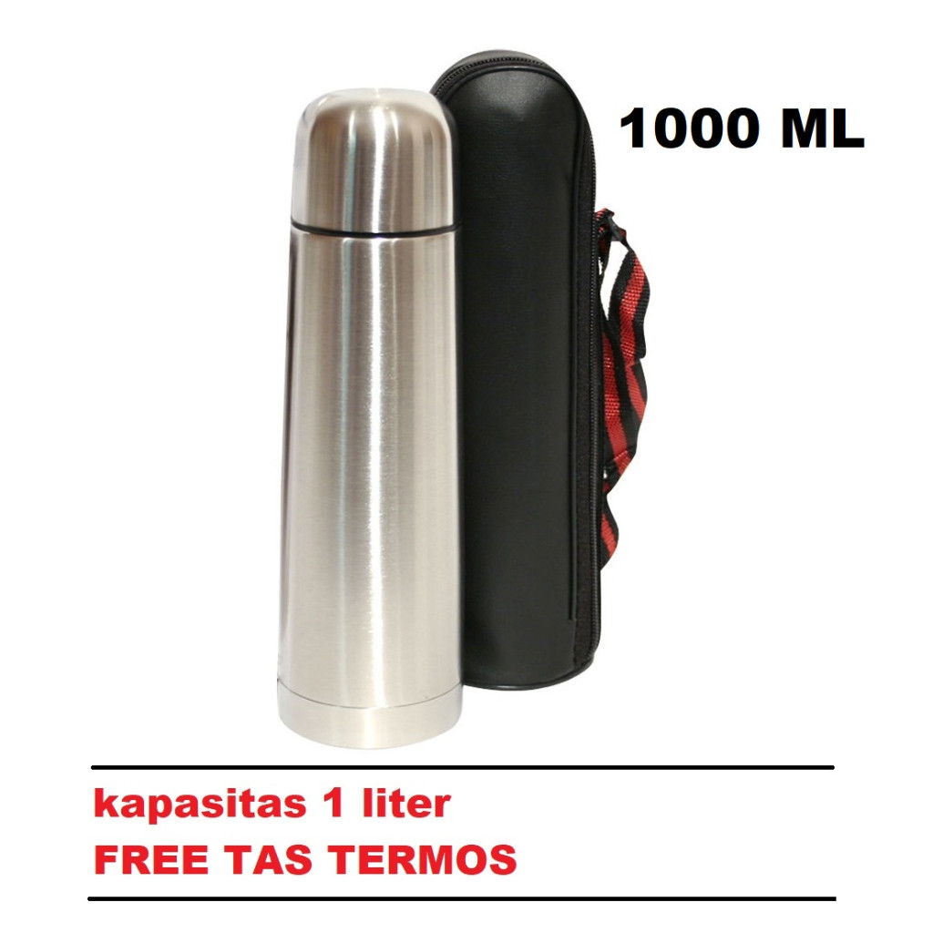 [TERMURAH] Termos Air Panas Dingin Vacum 1000ml / Termos Vacuum Flask 1000ML / botol shaker termos b