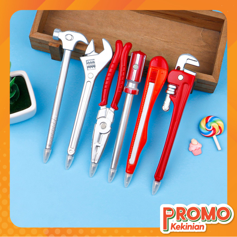 

Promo Kekinian - S6453 Pulpen Obeng Palu / Pena Unik Motif Bengkel / Alat Tulis Sekolah Anak