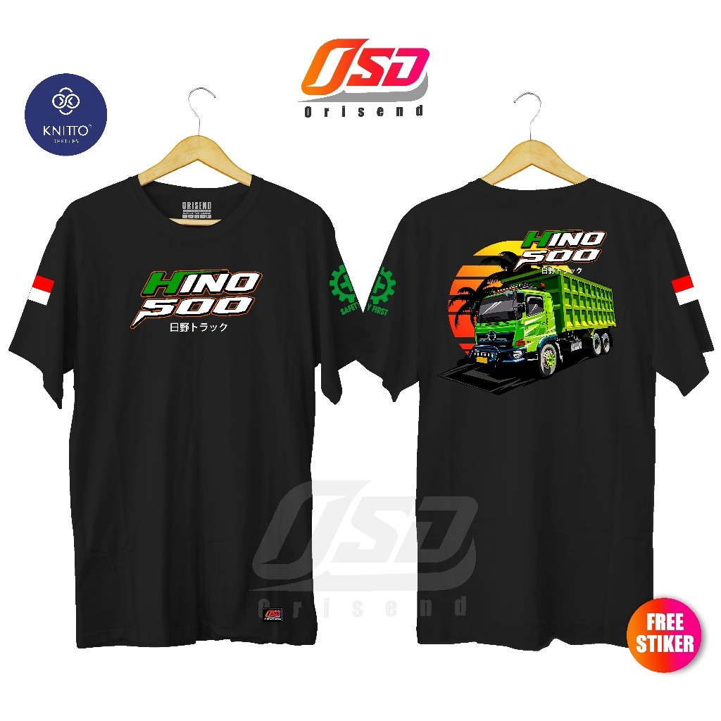 KAOS VIRAL TRUK  DRIVER  HINO 500 DUMP HINO LOHAN EURO4
