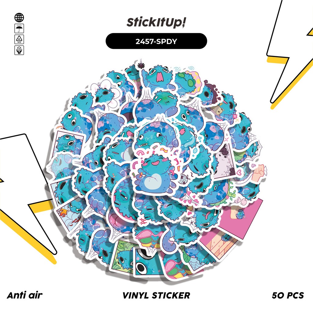

COD✨ 50 Pcs Stiker Pack FUNNY CHARACTER CUTE BLUE SPIDEY STICKER PACK 01 Lucu Aesthetic Vynil Waterproof untuk Freebies Sticker Buku Journal Casing HP Laptop