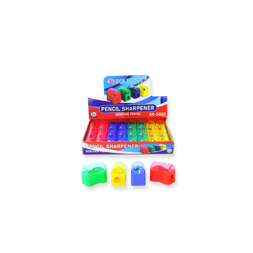 

Rautan / Serutan Pensil Squeezy Kecil - SR-SQ02