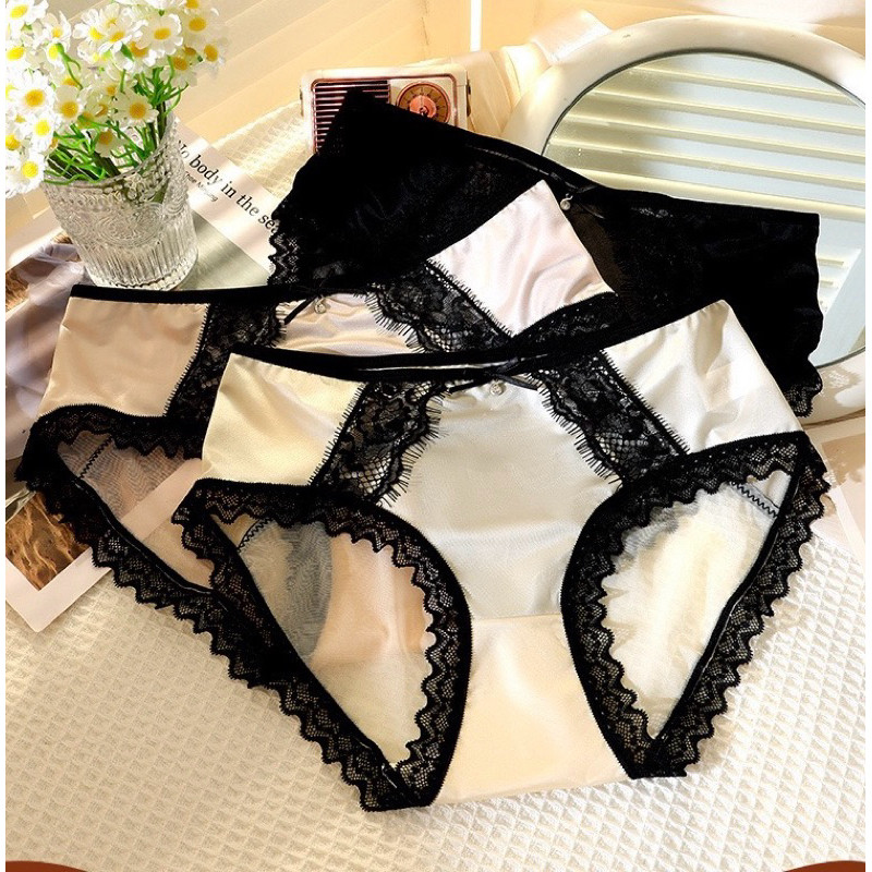 Sexy Panties Celana Dalam Wanita Satin Renda Lace Sonya
