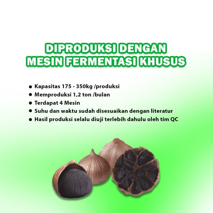 

Black Garlic Bawang Hitam Kupas 250gr