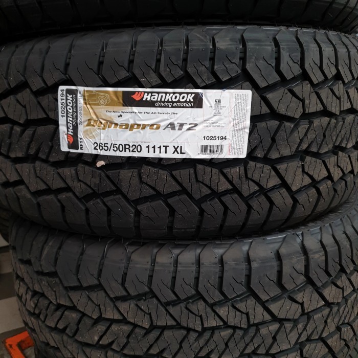 Ban Hankook Dynapro AT RF11 265/50 R20 (Ban Everest,Fortuner,ML)