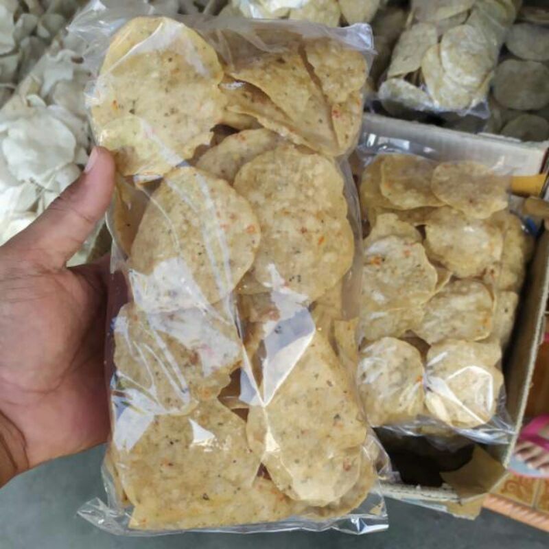 

Oleh-oleh khas kediri Krupuk Lamuk Emplek kerupuk pati singkong