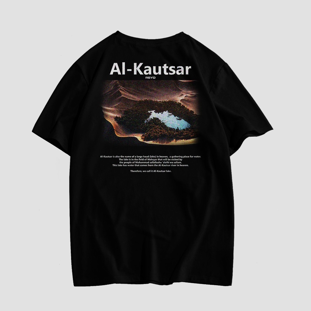 【FAD】ROMANROLE RSYD Al-Kautsar - Black T-Shirt / Kaos Dakwah