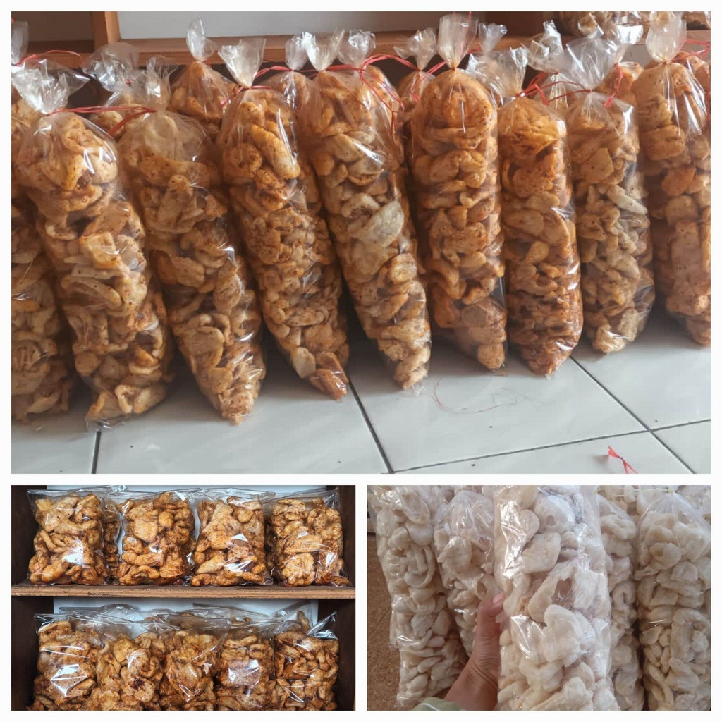 

Patahan Cuanki ori pedas kemasan 200gr - 500gr gurih renyah MURAH